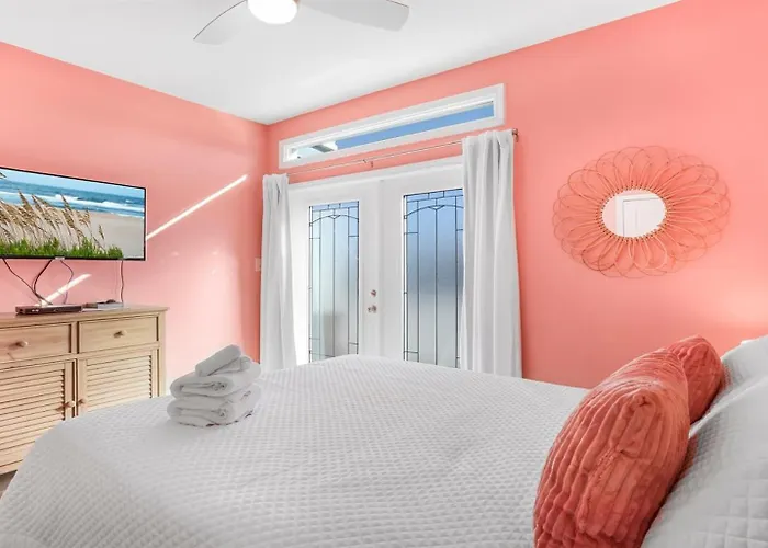 The Blue Mermaid Walk To Beach! Dog Friendly Heated Pool Fire Pit 2kingste