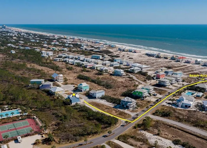The Blue Mermaid Walk To Beach! Dog Friendly Heated Pool Fire Pit 2kingste Holiday home Gulf Shores
