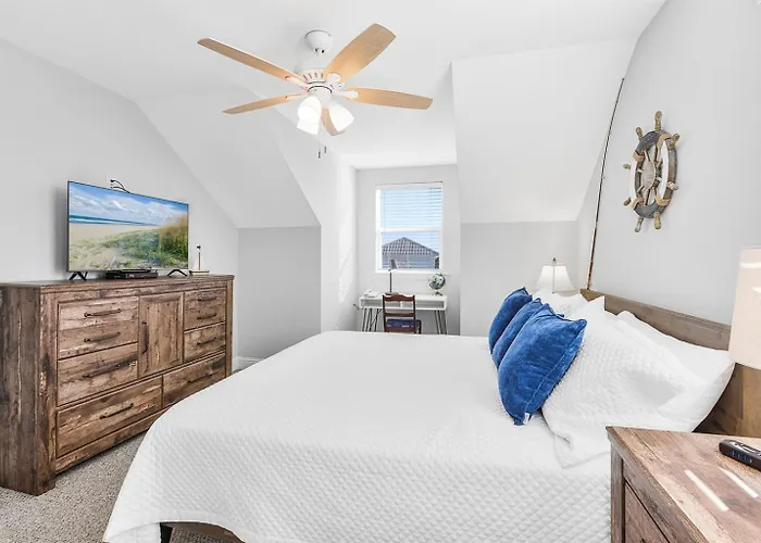 The Blue Mermaid Walk To Beach! Dog Friendly Heated Pool Fire Pit 2kingste